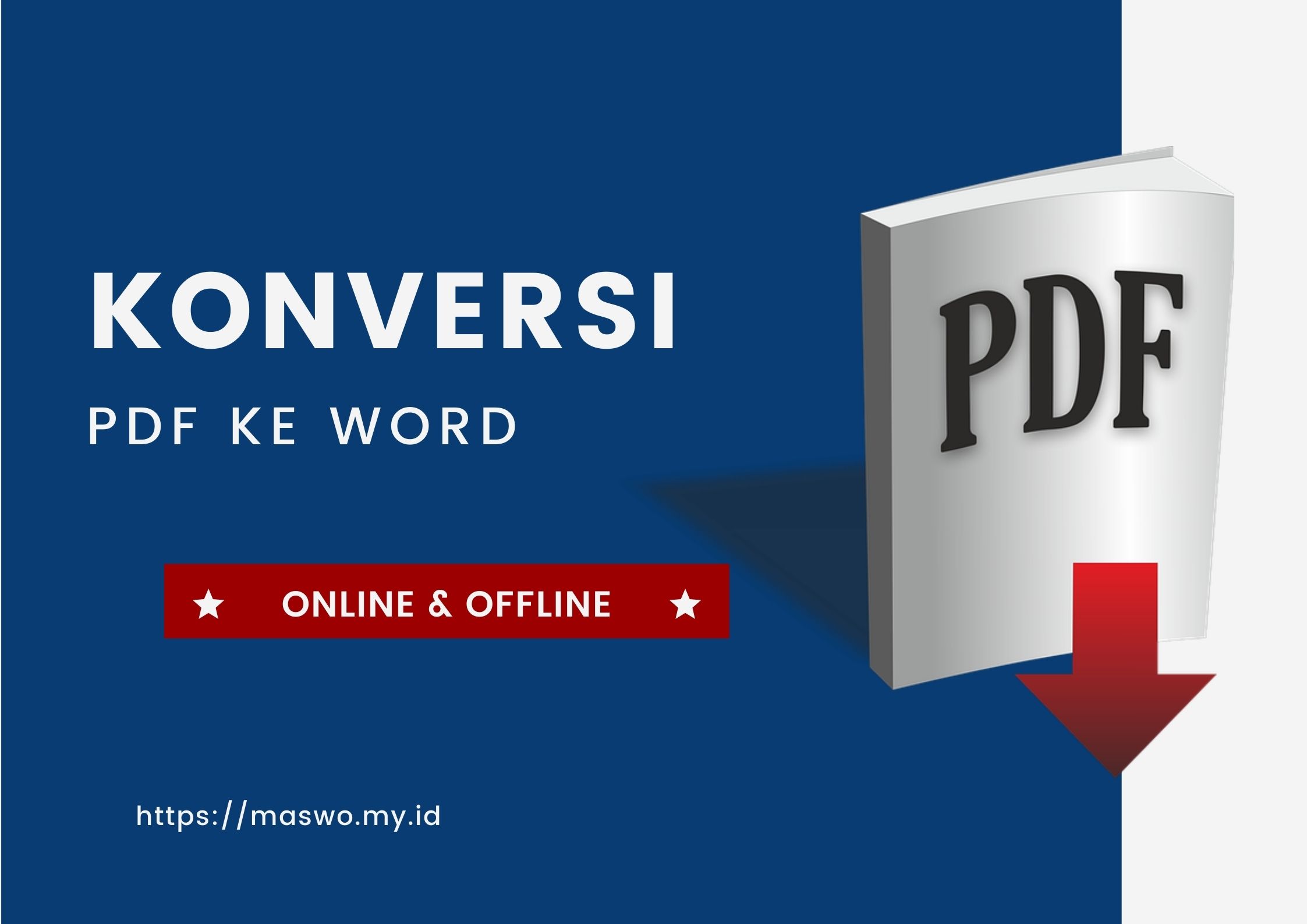 cara konversi pdf ke word