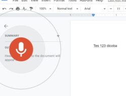 Cara Mengetik Dengan Suara Atau Voice Typing