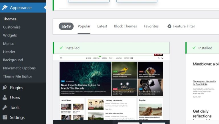 Mengenal Apa Itu Theme WordPress - Maswo