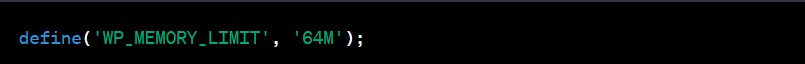 memory limit wordpress