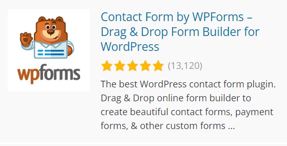 wpforms - contact form wordpress