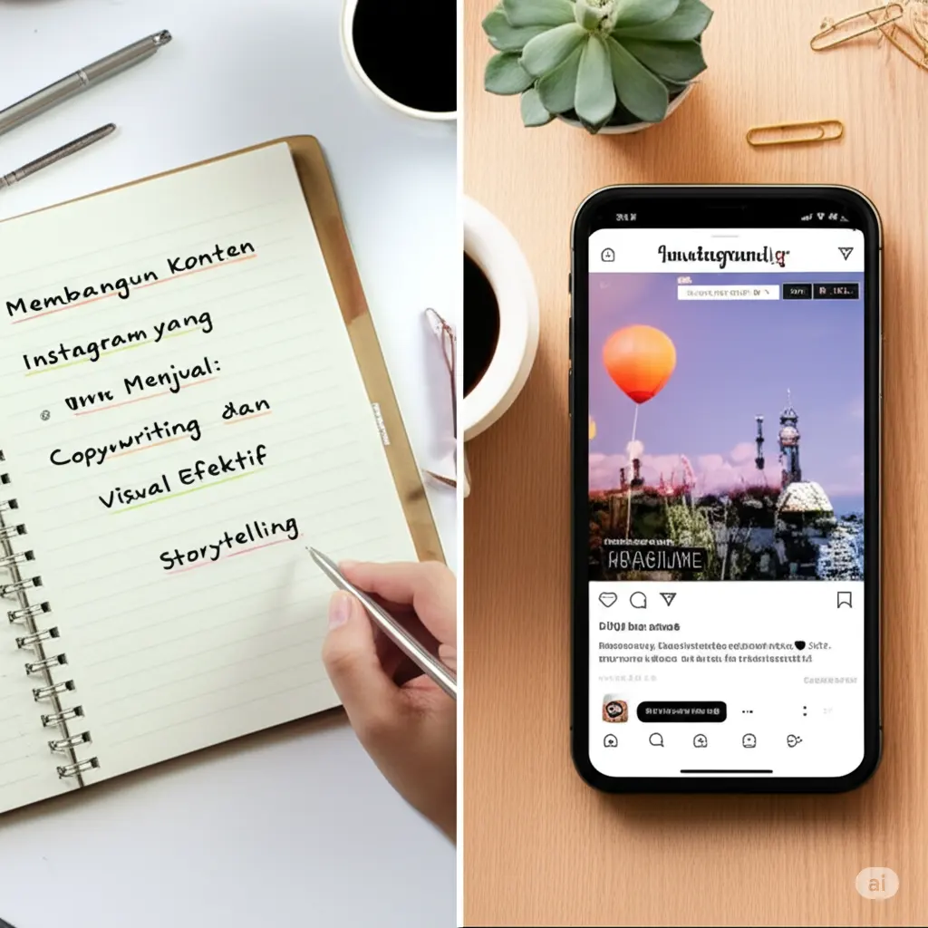 konten instagram yang menjual dan copywriting instagram